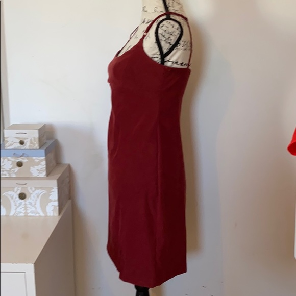 Rampage burgundy/wine colored dress - Picture 6 of 9